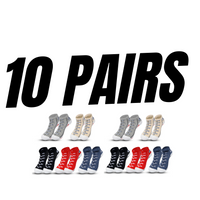 10 Pairs Family Pack (All 5 Colors-Random)