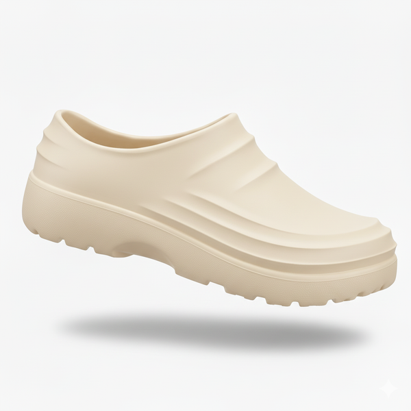 Cream CloudStep Clogs