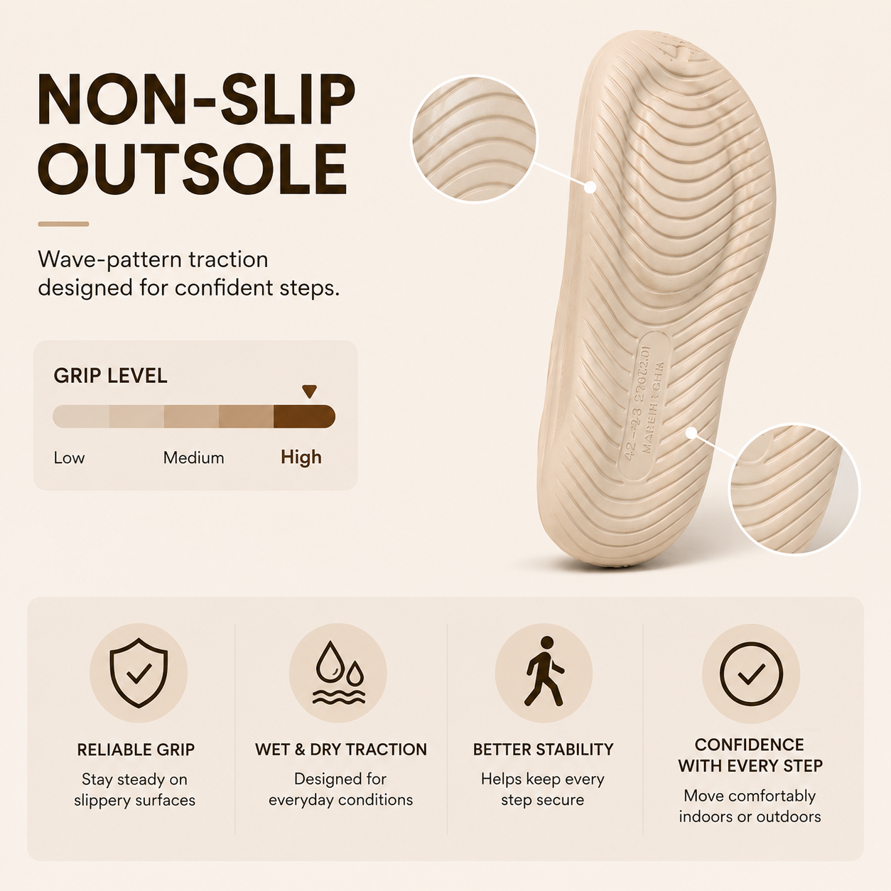 Sootheez Premium Arch Support Flip Flops